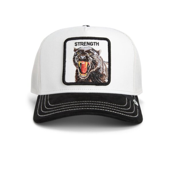 Goorin Bros. Suede Panther Trucker Cap DIGITAL / VOID - Light Gray/Black