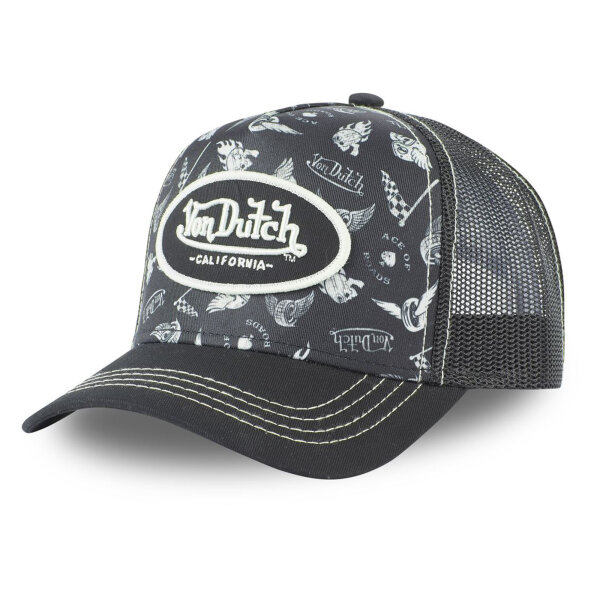 Von Dutch Originals Trucker Cap - ALL OVER TATTOO