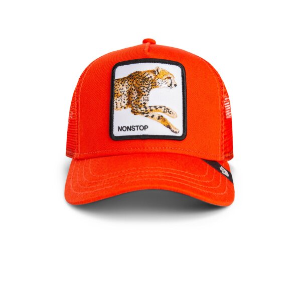 Goorin Bros. KIDS Trucker Cap The Nonstop Cheetah Mini BLAZE Orange