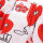 Lousy Livin Boxershorts "Valentines" White