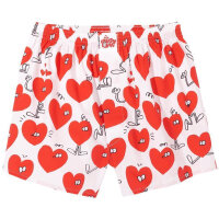 Lousy Livin Boxershorts "Valentines" White XS