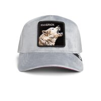 Goorin Bros. Trucker Cap Velour Wolf GLOSS Gray