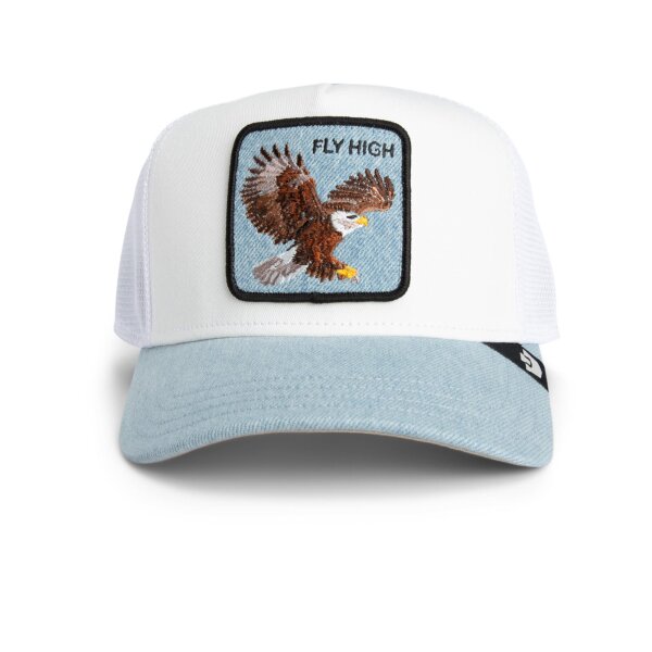 Goorin Bros. Denim Fly High Trucker Cap Light Denim