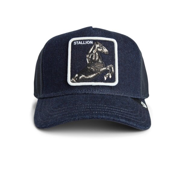 Goorin Bros. Denim Stallion Trucker Cap Dark Denim