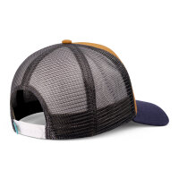 Coastal HFT Die Wet Trucker Cap Light Brown/Navy