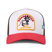 Coastal HFT Summertime Trucker Cap White/Red