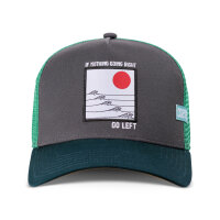 Coastal HFT Go Left Trucker Cap Charcoal/Green