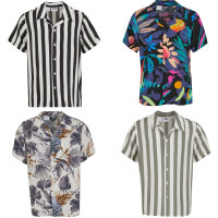 Urban Classics Kids Boys Viscose AOP Resort Shirt