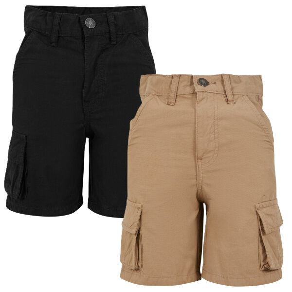 Urban Classics Kids Boys Knee Pleat Cargo Shorts