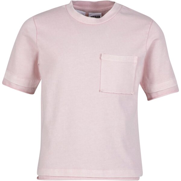Urban Classics Kids Girls Washed Jersey Boxy Shirt