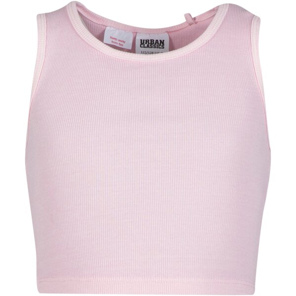 Urban Classics Kids Girls Washed Rib Jersey Cropped Shirt