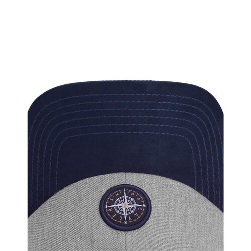 Cayler & Sons C&S CL Navigating Curved Cap grey heather/navy