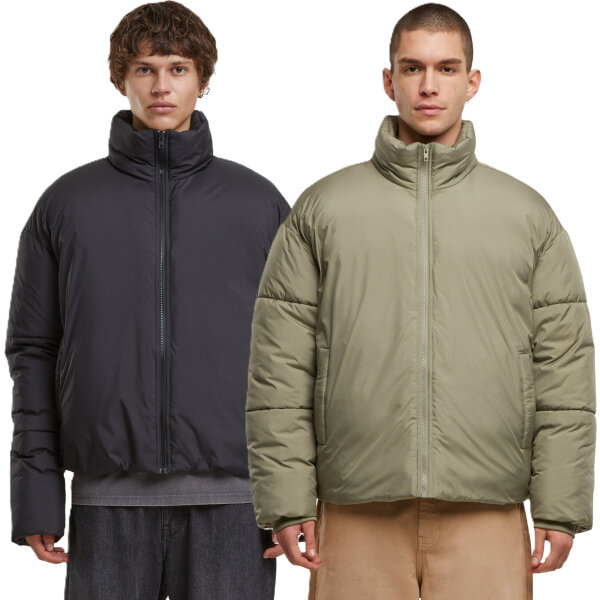 Build Your Brand Oversized Puffer Jacket
