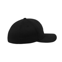 Urban Classics Leatherpatch Flexfit Cap blk/blk S/M
