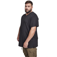 Urban Classics Shaped Long Tee black 5XL