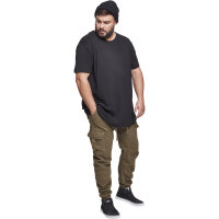 Urban Classics Shaped Long Tee black 5XL