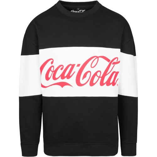 Merchcode Coca Cola Stripe Oversize Crewneck black XS