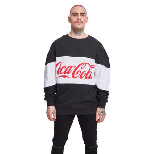 Merchcode Coca Cola Stripe Oversize Crewneck black XS