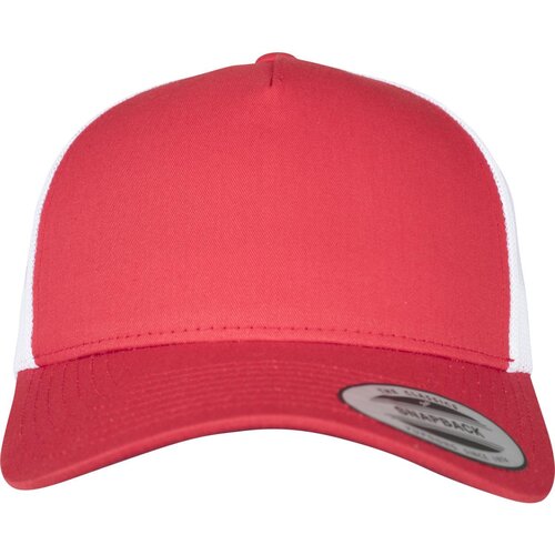 Yupoong 5-Panel Retro Trucker 2-Tone Cap red/wht one size