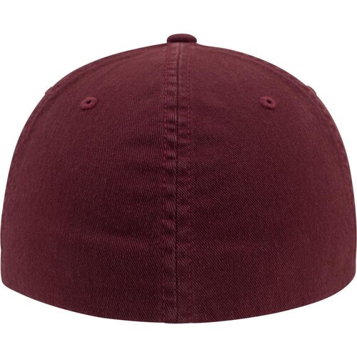 Flexfit Garment Washed Cotton Dad Hat maroon S/M