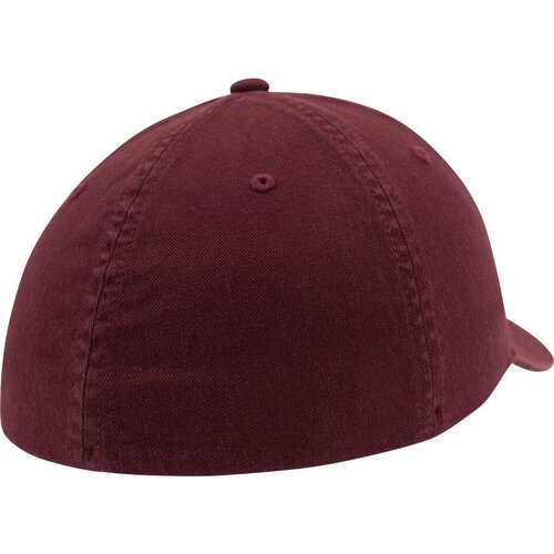 Flexfit Garment Washed Cotton Dad Hat maroon S/M