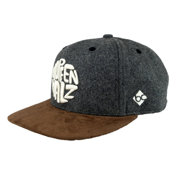 Bavarian Caps Cap "Hopfen&Malz" - dunkelgrau (Snapback) one size