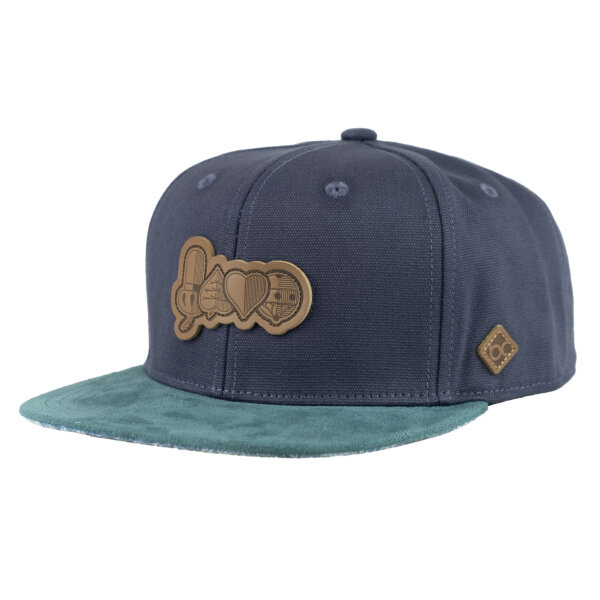 Bavarian Caps Cap "Schafkopf" - dunkelgrau (Snapback) one size