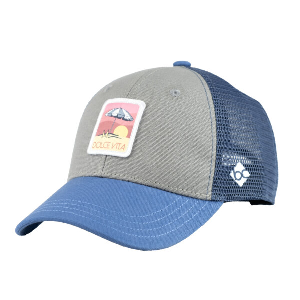 Bavarian Caps Cap "Dolce Vita" - grau (Curved) one size