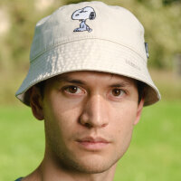 Bavarian Caps Bucket Hat "Grantler Klub: Snoopy" - beige one size
