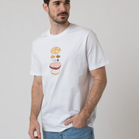 Bavarian Caps T-Shirt "Bavarian Burger" - weiß