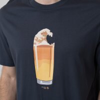 Bavarian Caps T-Shirt "Bierwelle" - schwarz
