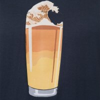 Bavarian Caps T-Shirt "Bierwelle" - schwarz