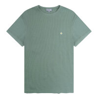 Bavarian Caps T-Shirt "Edelweiß Feinstrick" - grüngrau