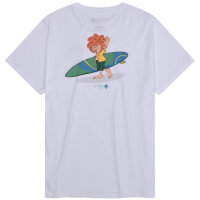 Bavarian Caps T-Shirt "Pumuckl surft" - weiß