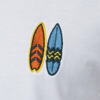 Bavarian Caps T-Shirt "Pumuckl surft" - weiß