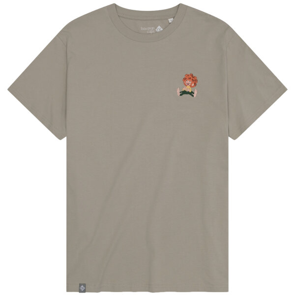 Bavarian Caps T-Shirt "Pumuckl lacht" - sand