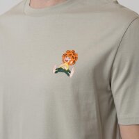 Bavarian Caps T-Shirt "Pumuckl lacht" - sand