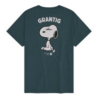Bavarian Caps T-Shirt "Grantler Klub: Snoopy" - blaugrau