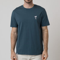 Bavarian Caps T-Shirt "Grantler Klub: Snoopy" - blaugrau