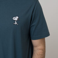 Bavarian Caps T-Shirt "Grantler Klub: Snoopy" - blaugrau