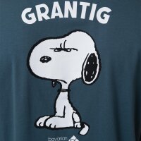 Bavarian Caps T-Shirt "Grantler Klub: Snoopy" - blaugrau
