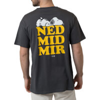 Bavarian Caps T-Shirt "Peanuts: Ned mit mir" - dunkelgrau