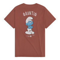 Bavarian Caps T-Shirt "Grantler Klub: Muffi" - rotbraun