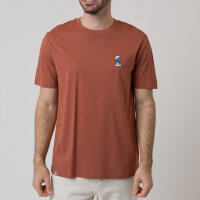 Bavarian Caps T-Shirt "Grantler Klub: Muffi" - rotbraun