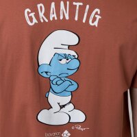 Bavarian Caps T-Shirt "Grantler Klub: Muffi" - rotbraun