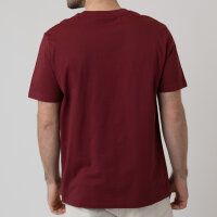 Bavarian Caps T-Shirt "Schlümpfe: Gschmeidig bleim" - dunkelrot