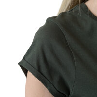 Bavarian Caps Damen T-Shirt "Blumenbreze" - tannengrün