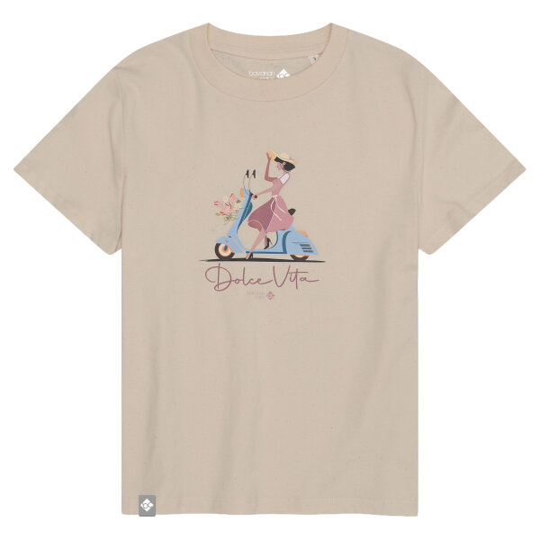 Bavarian Caps T-Shirt "Dolce Vita: Roller" - natur