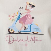 Bavarian Caps T-Shirt "Dolce Vita: Roller" - natur