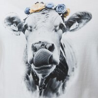 Bavarian Caps T-Shirt "Dolce Vita: Almabtrieb" - weiß